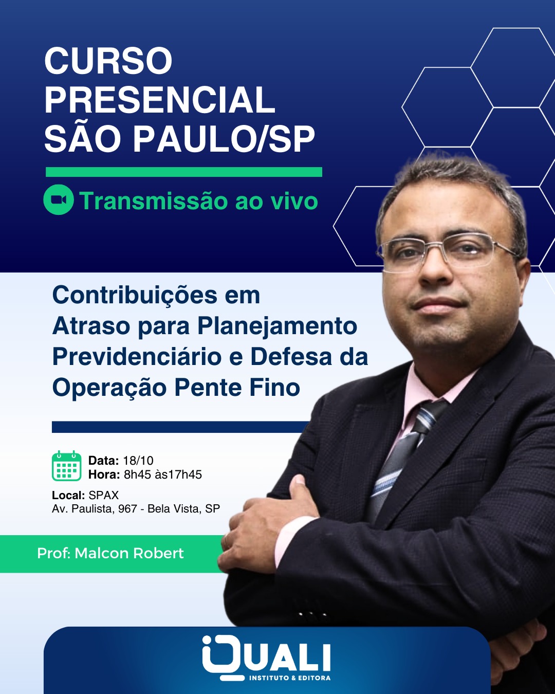 Contribuies em atraso para planejamento previdencirio e defesa do operao pente fino - SP